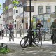 Vilkasta työmatkapyöräilyä Hollannissa.