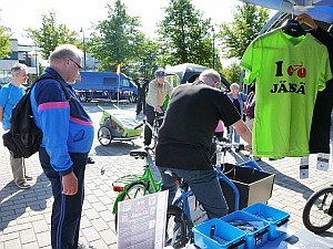 Toimintaa We Cycle Jämsä! -tapahtumassa 31.8.2013.